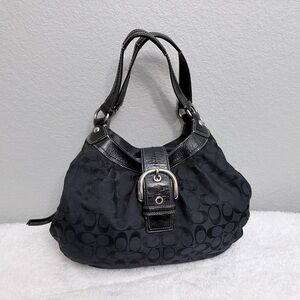 Coach SoHo Lynn Signature Hobo Shoulder Bag